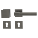 Vorschaubild Griffwerk Wechselgarnitur VAYA 136 ARIS fast2fix Fast2Fix Rosetten eckig Knopf SQUARE Kaschmirgrau R