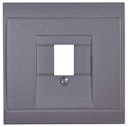 Vorschaubild Kopp Abdeckung für TAE-Telefon-Anschlussdose MALTA anthrazit