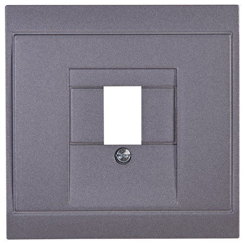 Kopp Abdeckung für TAE-Telefon-Anschlussdose MALTA anthrazit