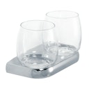 Vorschaubild Bravat doppelter Glashalter Metasoft, chrom