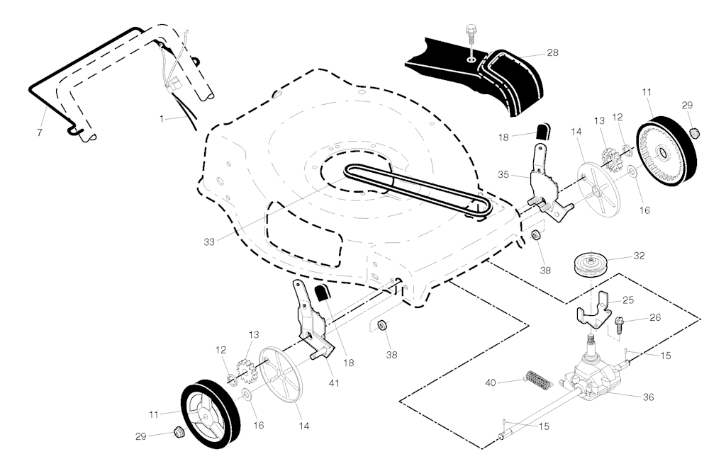 Explosionszeichnung Ersatzteile