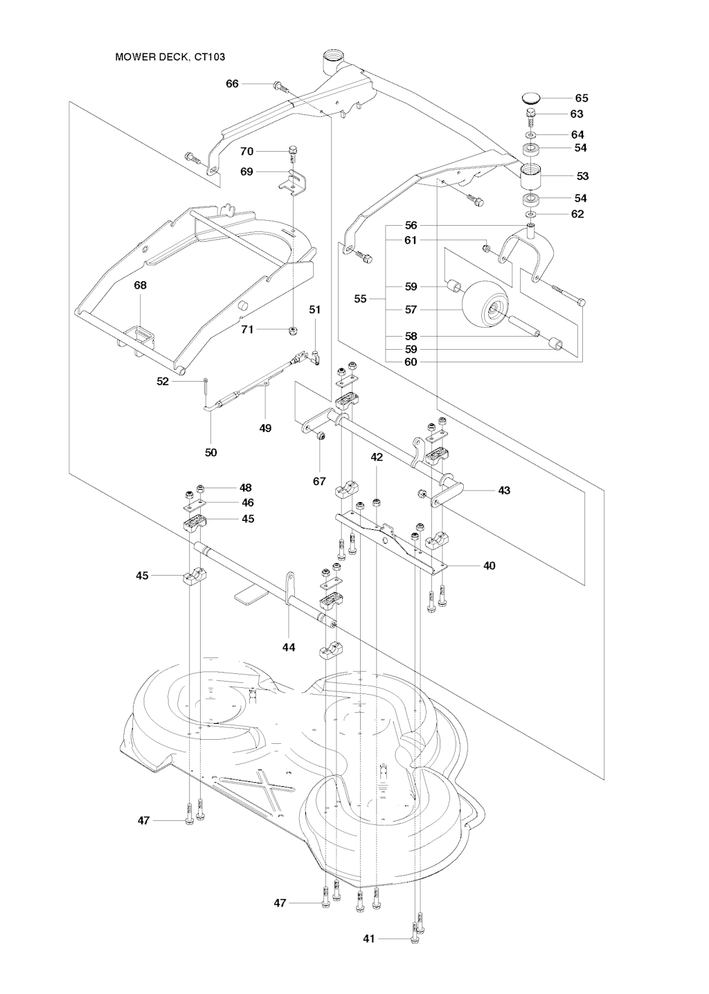 Explosionszeichnung Ersatzteile