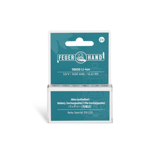 Feuerhand Akku für Baby Special 276 LED (2er Set, aufladbar)