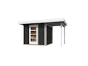 Vorschaubild Weka Gartenhaus Designhaus wekaLine 172 A mit Anbau (150 cm)