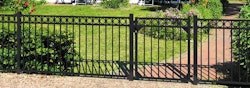 Alberts® Zaun Grundset Circle zum Aufschrauben
