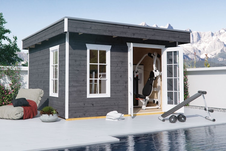 Skan Holz Gartenhaus Breda 2 - 28 mm