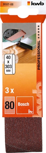 kwb 3Schl-Bänd Kor. 40x303 K 80 SB 910708