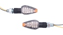 Vorschaubild Spec-X LED-Blinker Tips Schwarz 20 mm Lang Paar