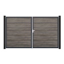 Vorschaubild GroJa BasicLine Premium Doppeltor Rahmen Aluminium Anthrazitgrau 3000 x 1800 mm