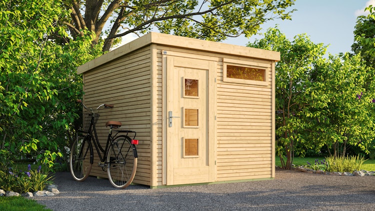 Weka Gartenhaus Designhaus wekaLine 171 mit extra hoher Tür - 28 mm