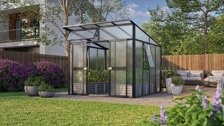 Vitavia Gewächshaus Aura 7800 inkl. 4 Fenstern - 7,8 m²