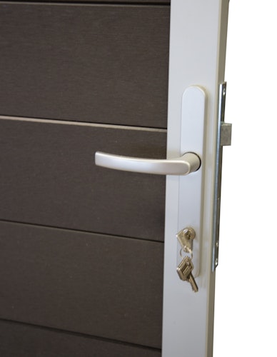 GroJa Solid Steckzaun Universal Einzeltor mit Alurahmen