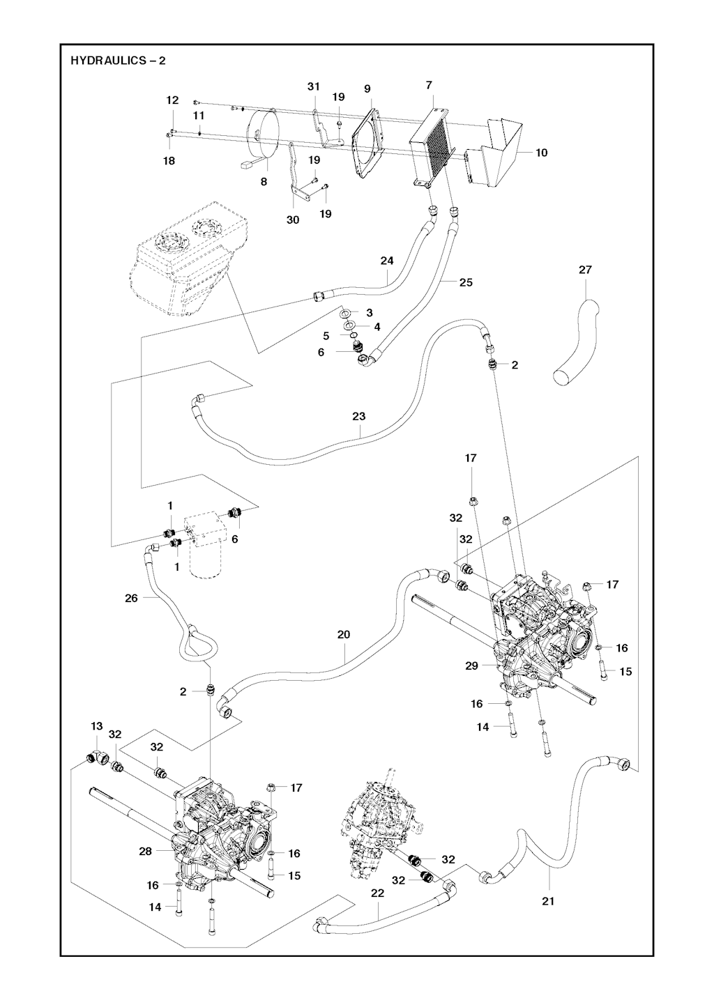 Explosionszeichnung Ersatzteile