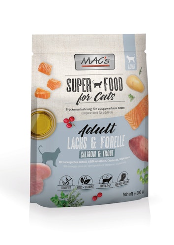 MAC's Cat Adult Lachs & Forelle Katzentrockenfutter