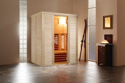 Infraworld Infrarotkabine TrioSol Natura 148 inkl. 5-teiligem gratis Zubehörset