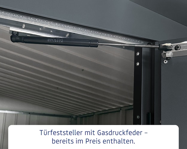 Hörmann Metall-Gerätehaus EcoStar EuroLine EPD mit Pultdach