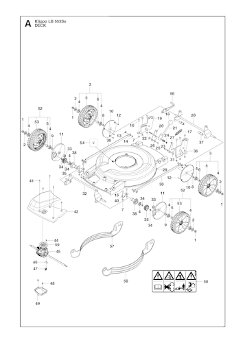 Husqvarna Rasenmäher kommerzielle Nutzung 970482201 KLIPPO LB 553S e