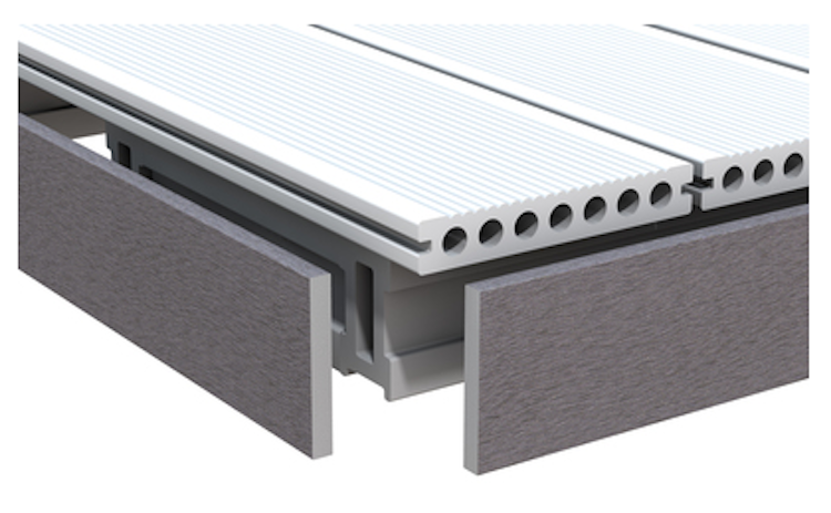 TraumGarten DreamDeck Abschlussleiste anthrazit 10x80x2000