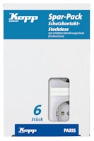 Kopp Steckdose silber - 920720013