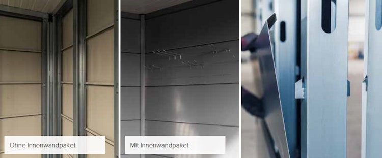 Telluria Garage Classico 3654 inkl. Sektionaltor mit Elektroantrieb