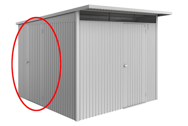 Zusatz Einzeltür für Biohort Gerätehaus Avantgarde ECO