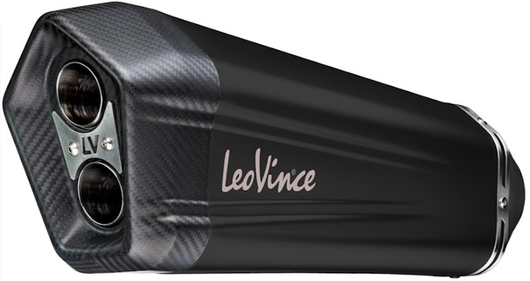 LeoVince SLIP-ON Edelstahl SBK LV-12 Schwarz für SUZUKI V-STROM 1050 ABS/XT
