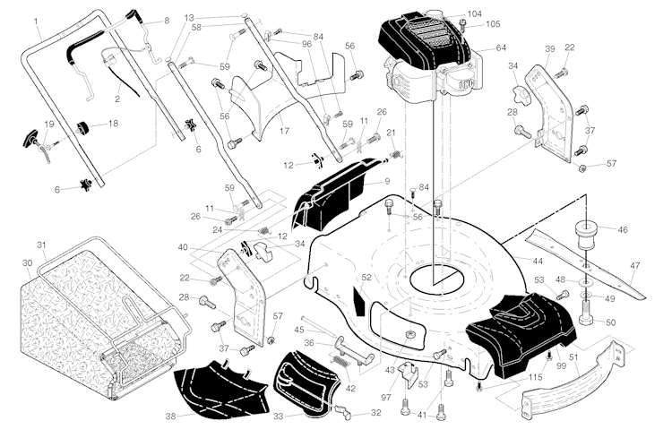 Husqvarna Rasenmäher gelegentliche Nutzung LC 356V, 96141029105, 2017-12