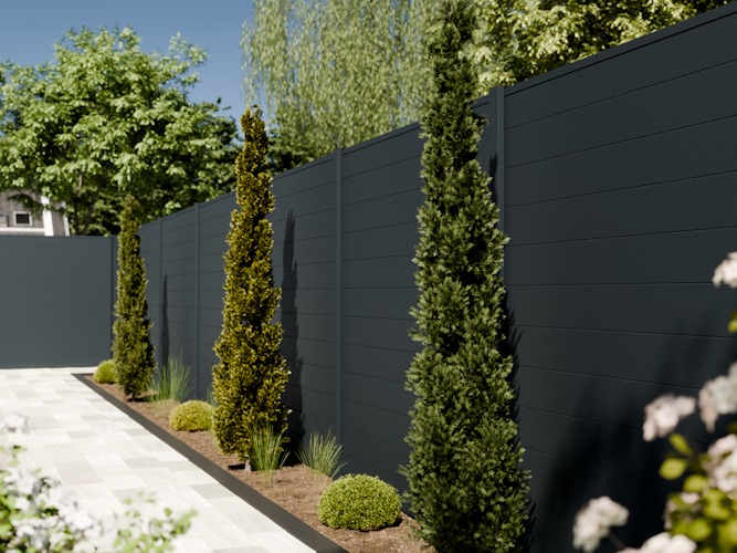 Fiberdeck BOSTON OPAL Aluminium Nut+Feder-Profil 