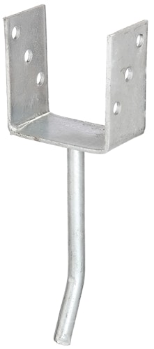 Alberts® U-Pfostenträger 104x60x4mm Betonanker Rundstahl für verschiedene Pfostenstärken