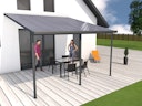 Vorschaubild Gutta Standard Terrassendachsystem Typ D/E/F weiß/anthrazit