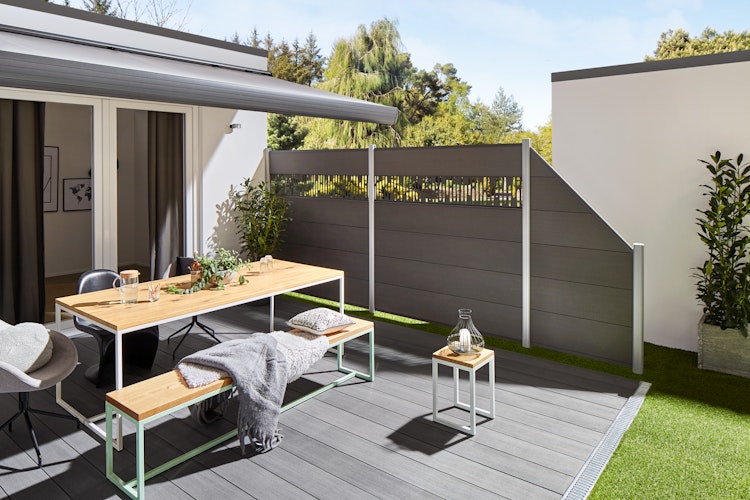 Traumgarten SYSTEM Dekorprofil OMEGA Anthrazit