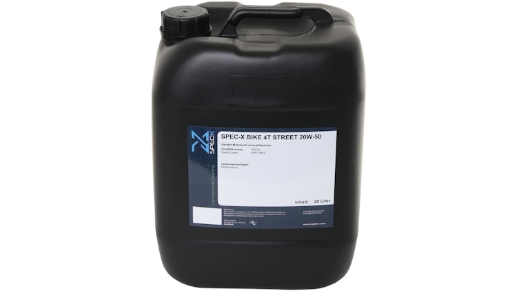 Spec-X Motoröl Bike 4T Street 20 Liter 20W-50 Mineralisch