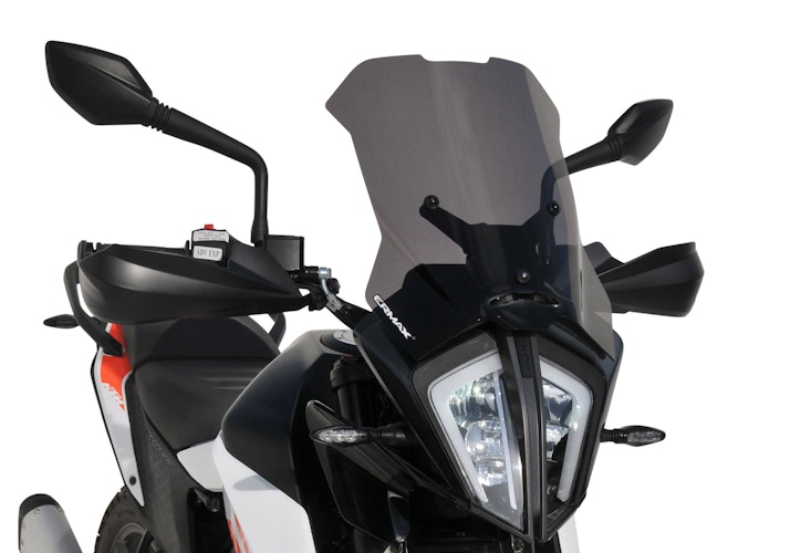 ERMAX Windschutzscheibe Acrylic durchsichtig Grau getönt für KTM 390 Adventure