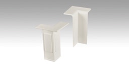 MEISTER Innenecken Fußleiste Profil 15MK/20PK/20PK Aqua (4 Stk./VPE selbstklebend)  Weiß 2001Zubehörbild