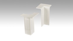 MEISTER Innenecken Fußleiste Profil 15MK/20PK/20PK Aqua (4 Stk./VPE selbstklebend)  Weiß 2001