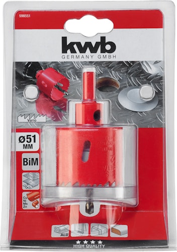 kwb Bi-Met.Lochsäge m.Sch+Bo 51 mm 598551