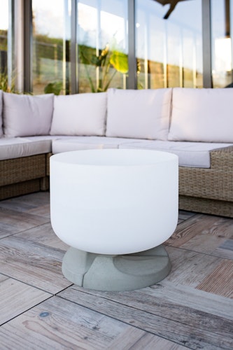 QFlame Feuerschale Set Ethanol Concrete