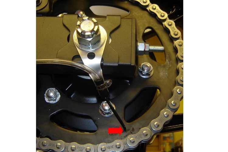 Scottoiler Spenderplatte Radachse