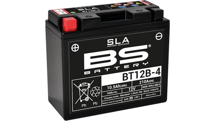 BS-Battery Batterie BS-Battery, SLA, versiegelt, Batterie "YT12B-4" ETN: 512 901 019