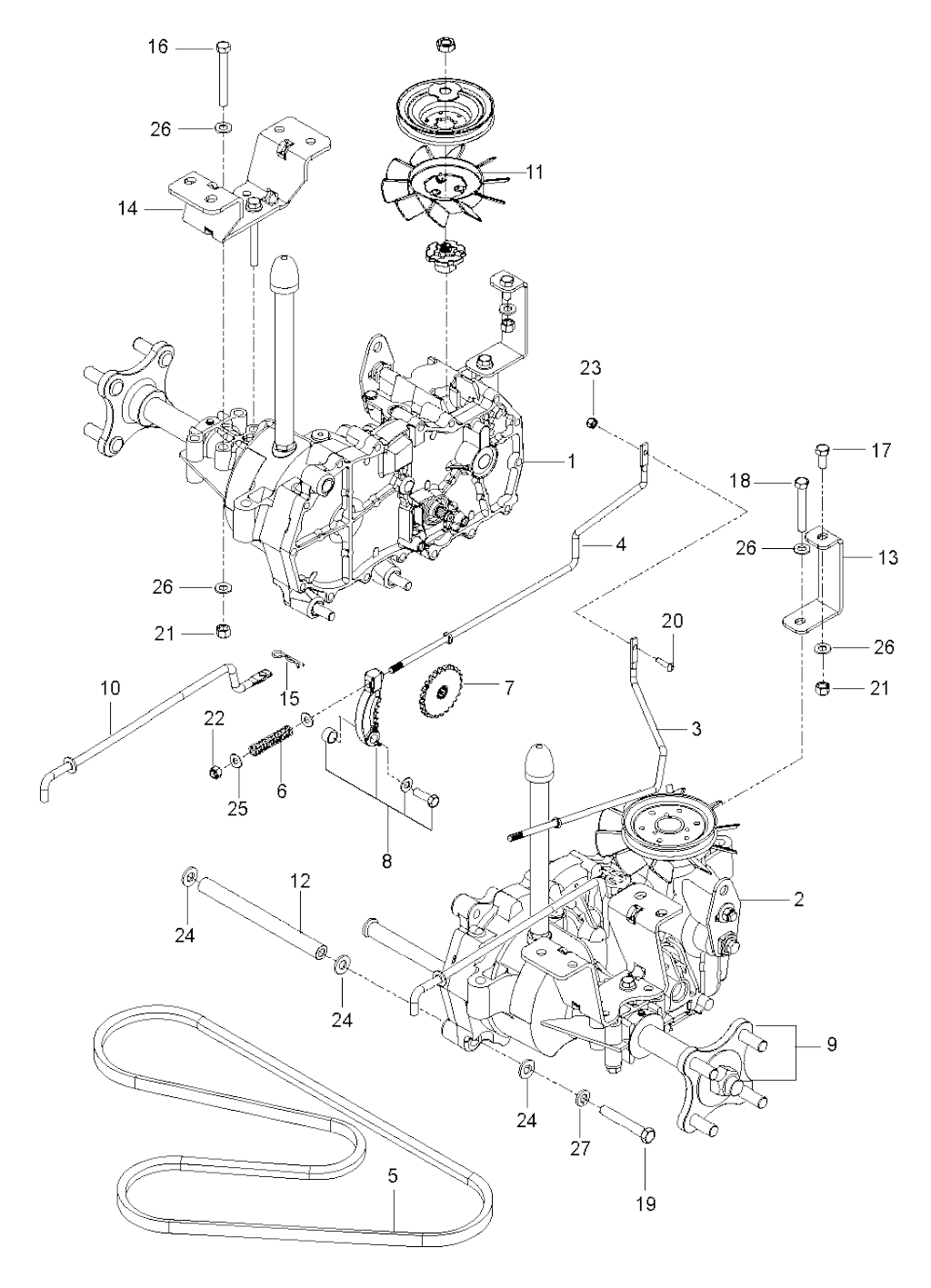 Explosionszeichnung Ersatzteile