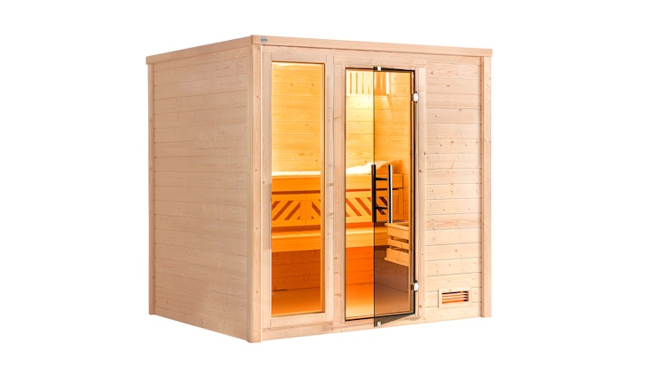 Weka Premium Massivholzsauna Bergen 2 - 45 mm