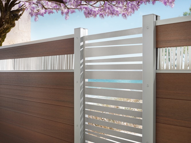 TraumGarten SYSTEM Designgitter LINEA Edelstahl