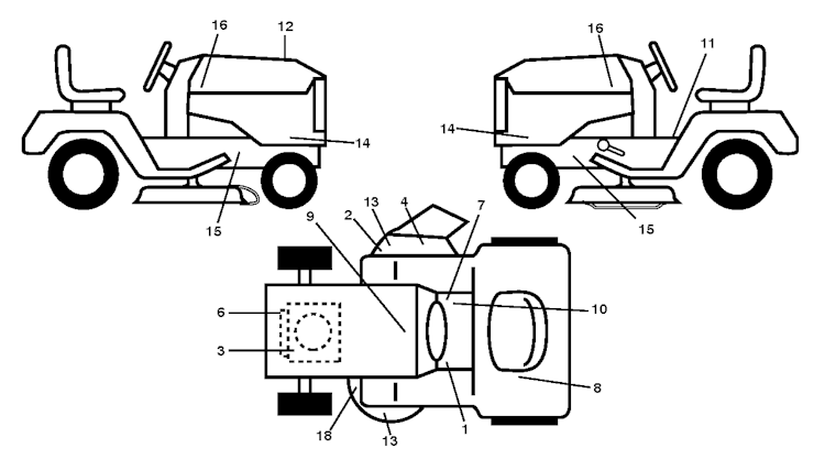 Husqvarna Gartentraktoren 96041026402 YTH2648TDRF