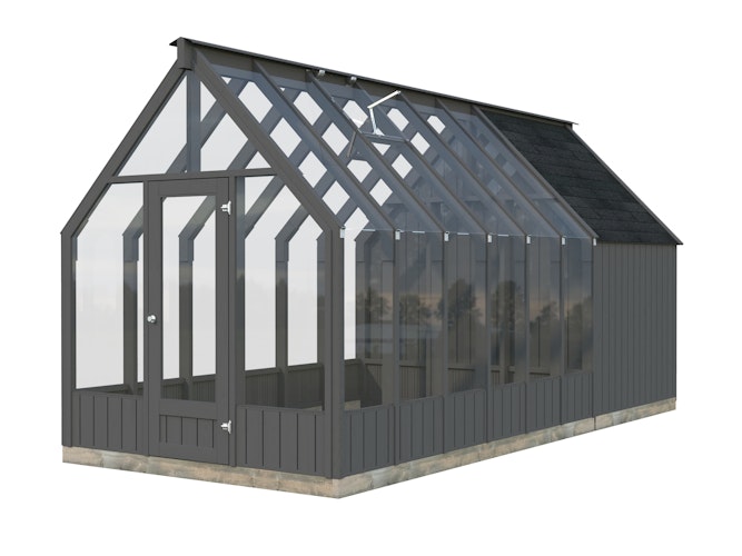 Palmako Glas- & Gerätehaus Emilia 8,2 + 4,0 m² - 18 mm