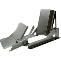 Kurze Motorradstandschiene mit Wippe