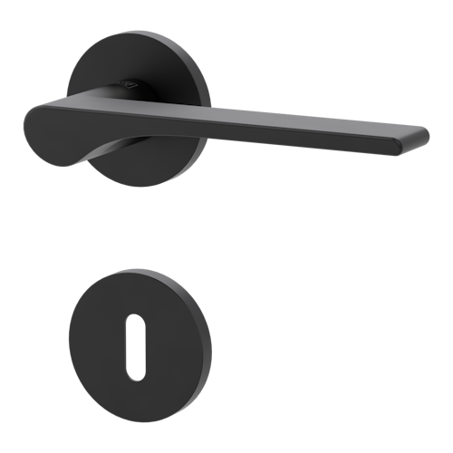 Griffwerk VAYA 261 LEAF LIGHT fast2fix Fast2Fix Rosetten rund Buntbart Graphitschwarz