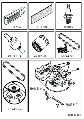 Husqvarna Gartentraktoren 96051007500 CTH 164T
