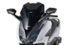 Vorschaubild ERMAX Scooterscheibe Sport Acrylic durchsichtig Schwarz getönt für HONDA Forza 125
