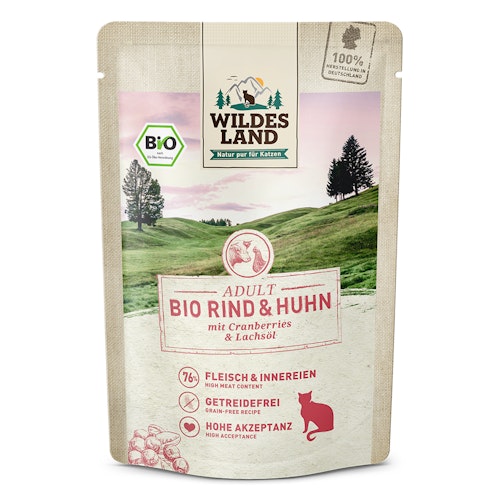 WILDES LAND Katze BIO 85g
