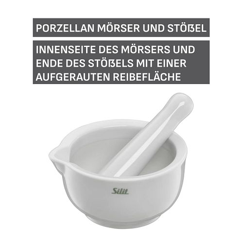 Silit Mörser Ø 10 cm Porzellan